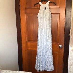 Junior size 4 gown Maxi Dress worn 1 time in like new condition